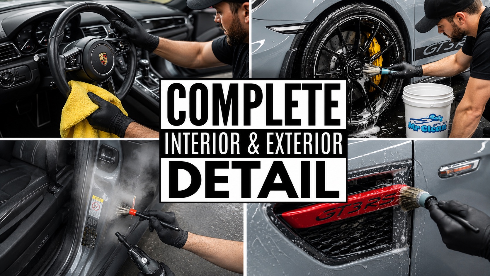 Complete interior and exterior detail work